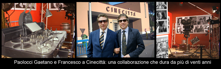 Paolocci Gaetano e Francesco a Cinecitt: una collaborazione che dura da pi di venti anni